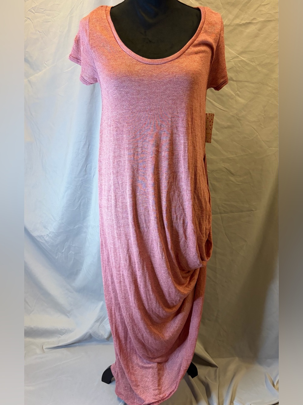 We the Free Oxblood Red T-Shirt Maxi Dress